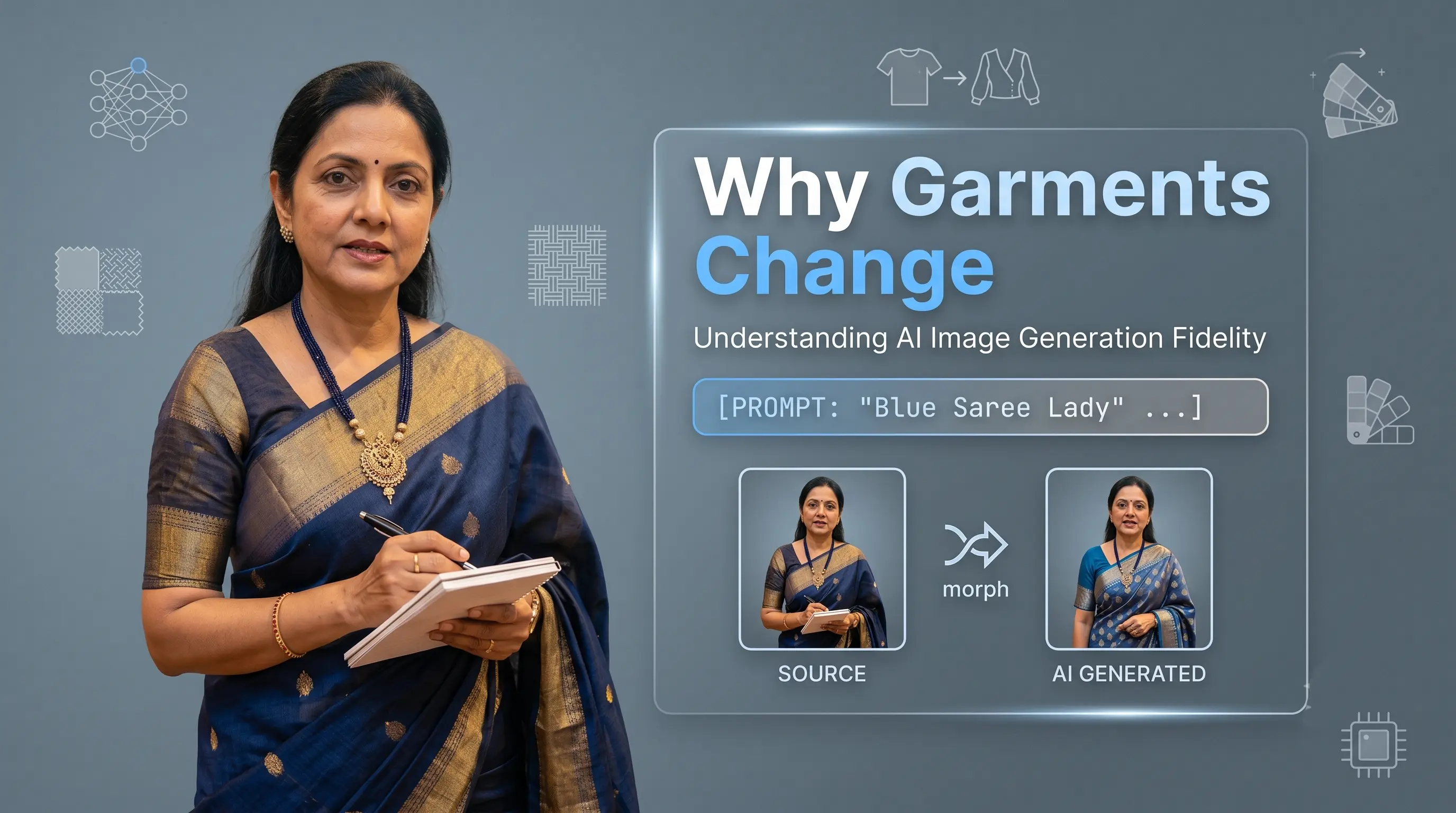 Why Your Garments in AI-Generated Images Don’t Look Like the Original — garment detail comparison